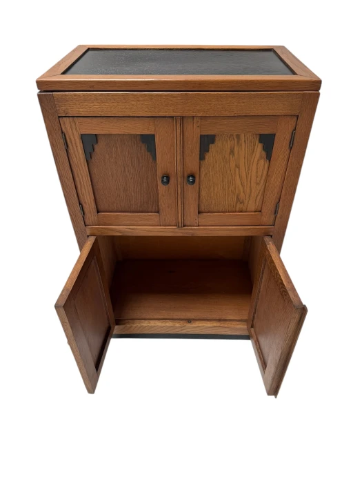 Art Deco Amsterdamse School Cabinet with Four Doors, 1930s